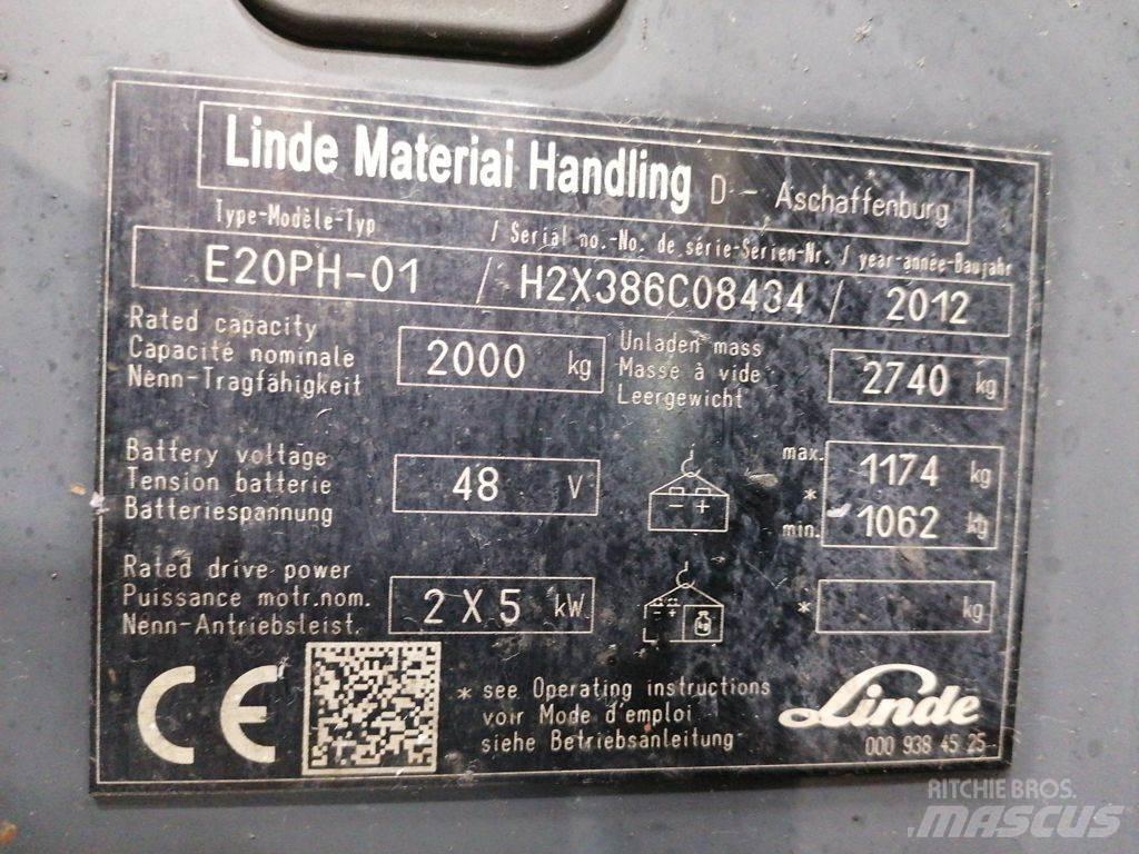 Linde E20PH-01 Electric Forklifts