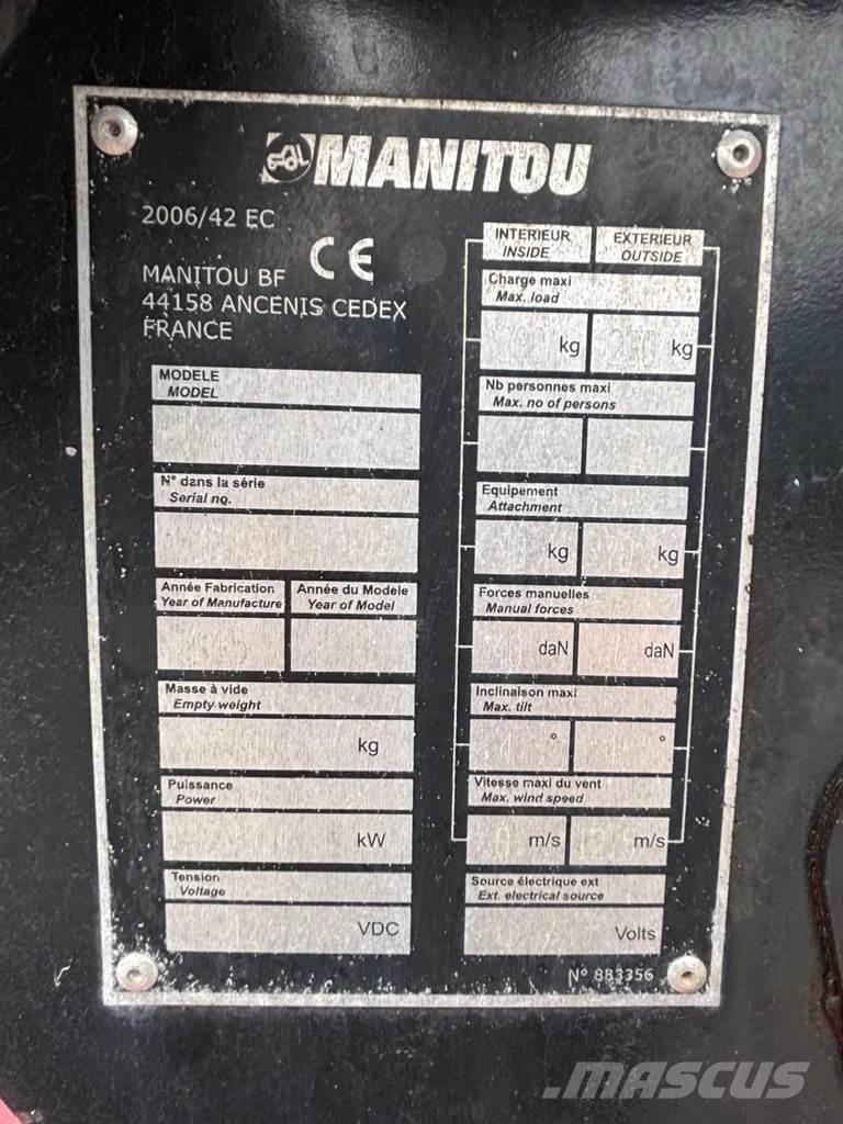 Manitou Man'Go 12 Articulated boom lifts