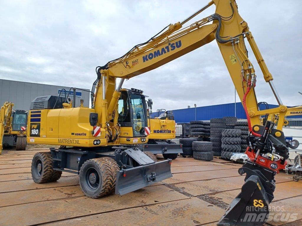 Komatsu PW180-11E0 Wheeled Excavators