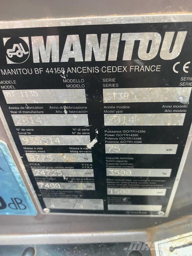 Manitou MT 1135 Telescopic Handlers