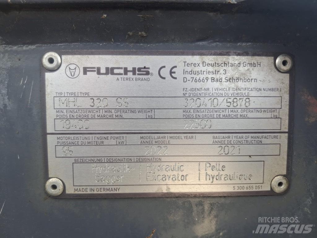 Terex Fuchs MHL320F Others