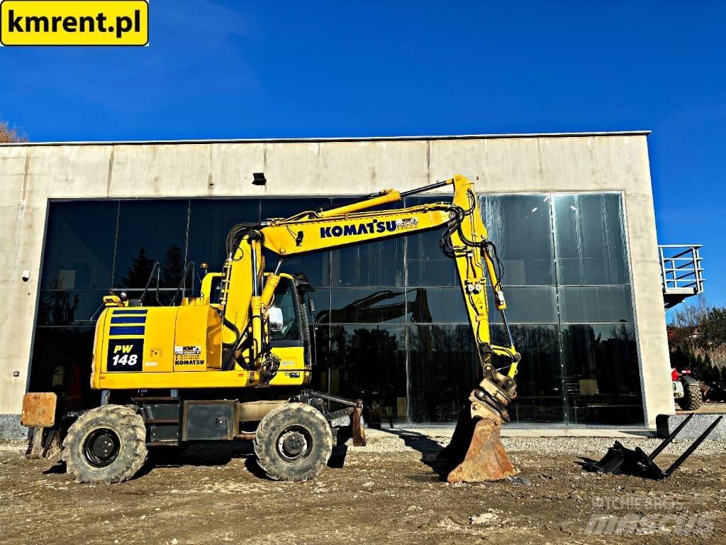 Komatsu PW 148 Wheeled Excavators