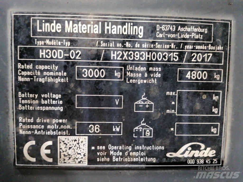 Linde H30D-02 Diesel Forklifts