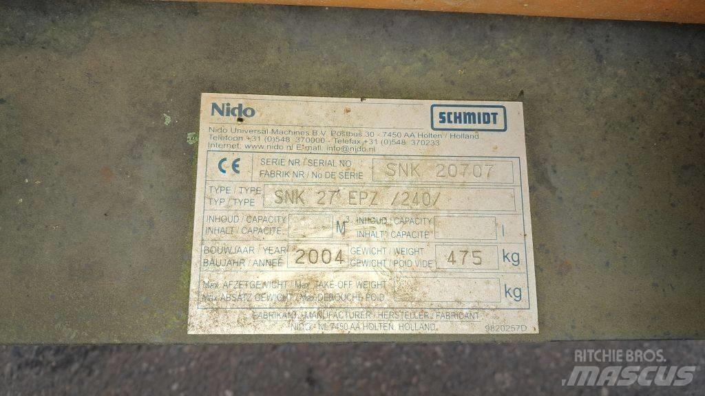 Nido SNK27 EPZ Snow Blades And Plows