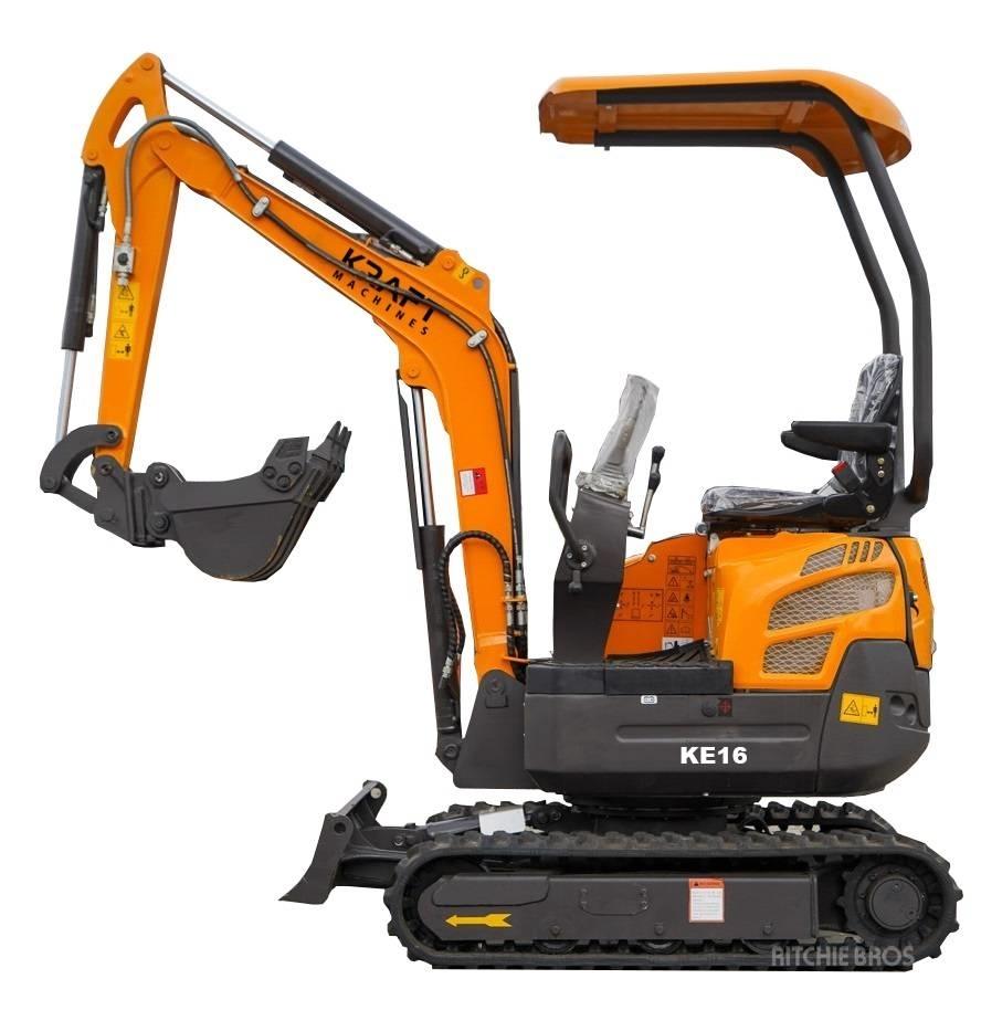 Kraft KE16 Mini Excavators <7t (Mini Diggers)
