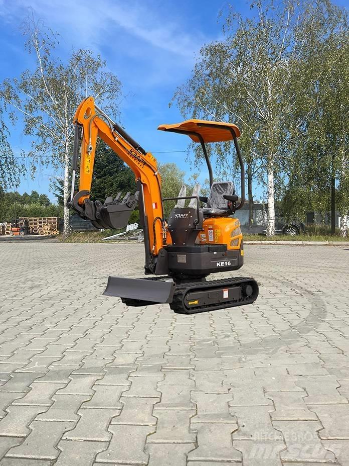 Kraft KE16 Mini Excavators <7t (Mini Diggers)