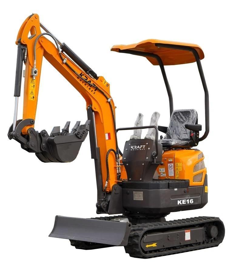 Kraft KE16 Mini Excavators <7t (Mini Diggers)