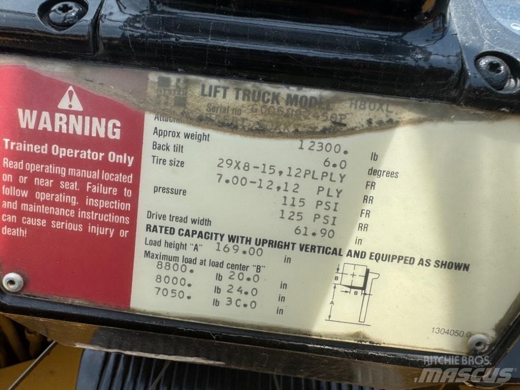 Hyster H 80 XL Misc Forklifts