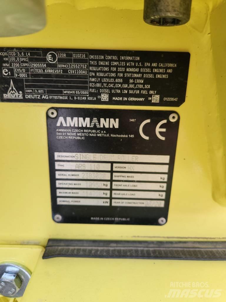 Ammann ARS 110 Single drum rollers