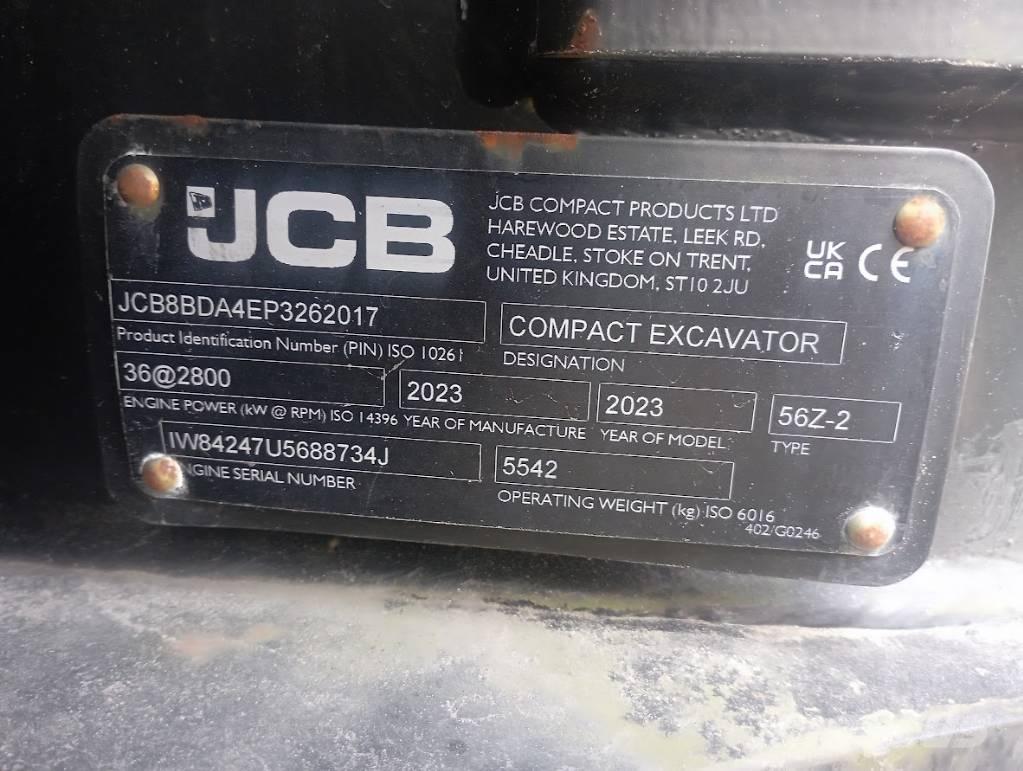 JCB JCB 56Z-2 Mini Excavators <7t (Mini Diggers)