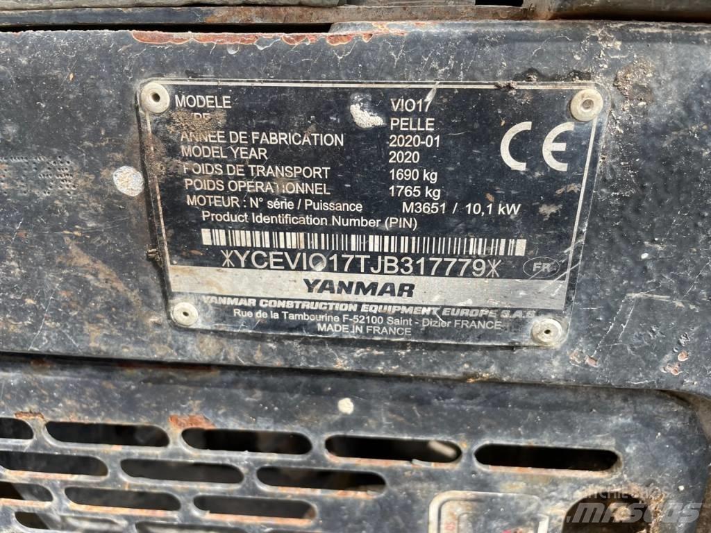 Yanmar Vio 17 U Mini Excavators <7t (Mini Diggers)