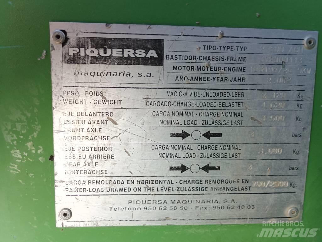 Piquersa 2500 ACH Site Dumpers