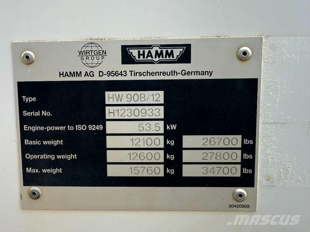 Hamm HW 90-12 Twin drum rollers