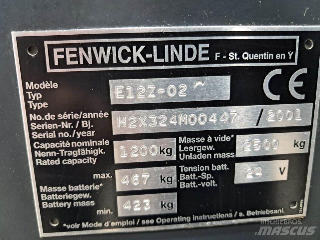 Linde E12Z-02 Electric Forklifts
