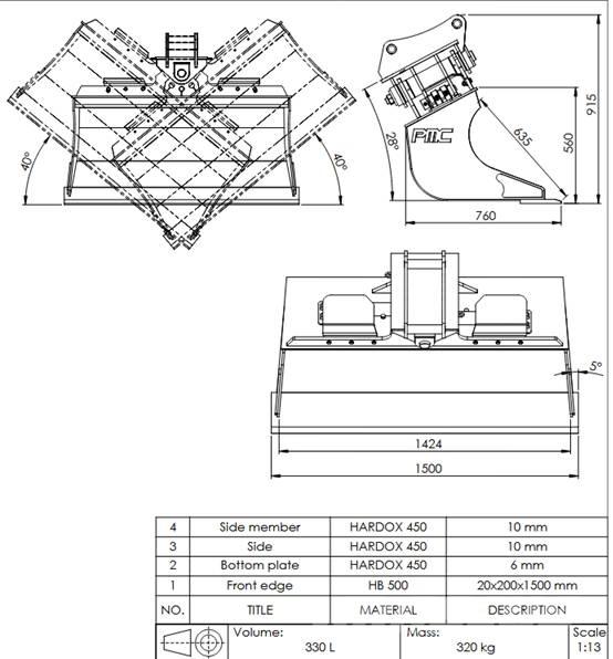 PMC HPB 118 Buckets