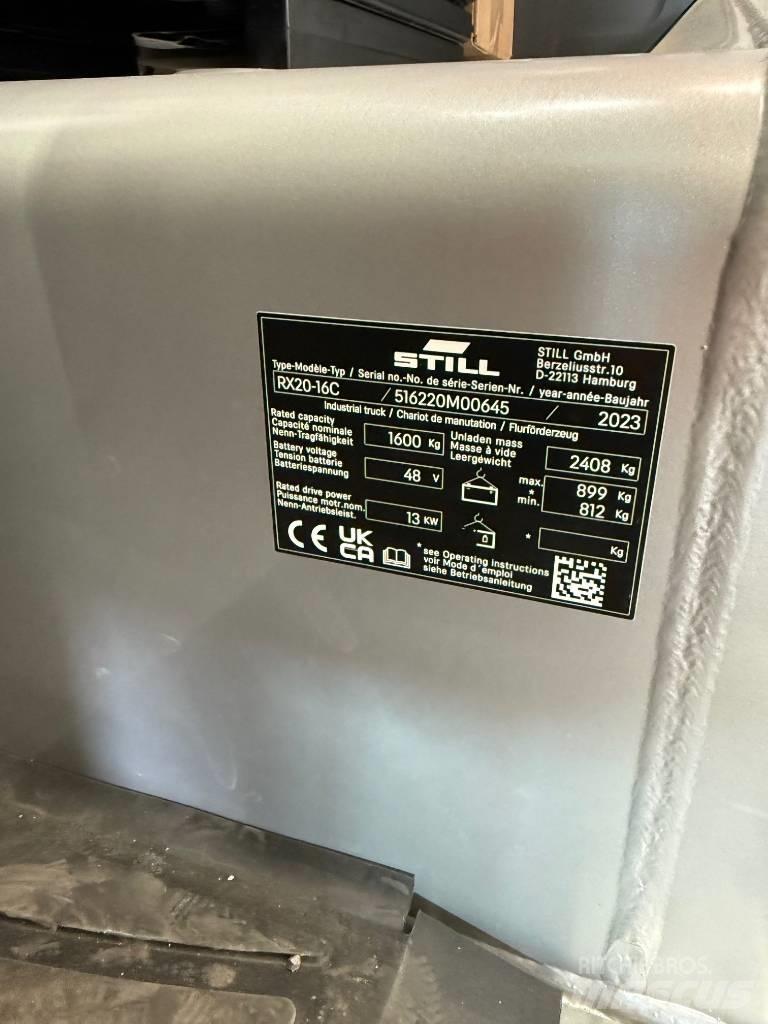 Still RX 20-16 Electric Forklifts