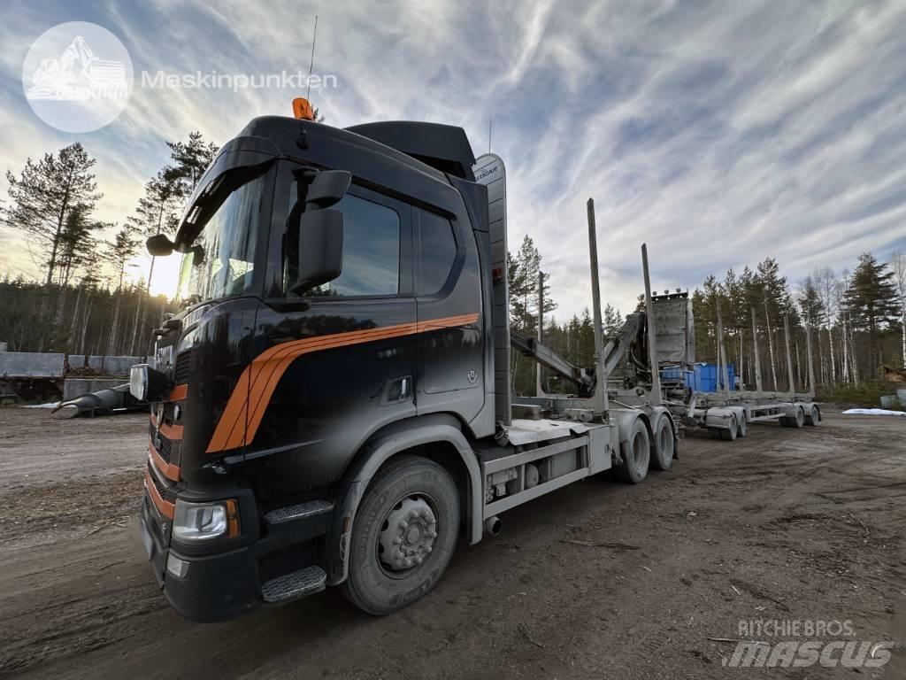 Scania R 650 Ekipage Log trucks