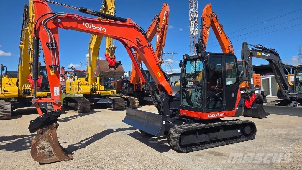 Kubota KX 080-4 Mini excavators  7t - 12t