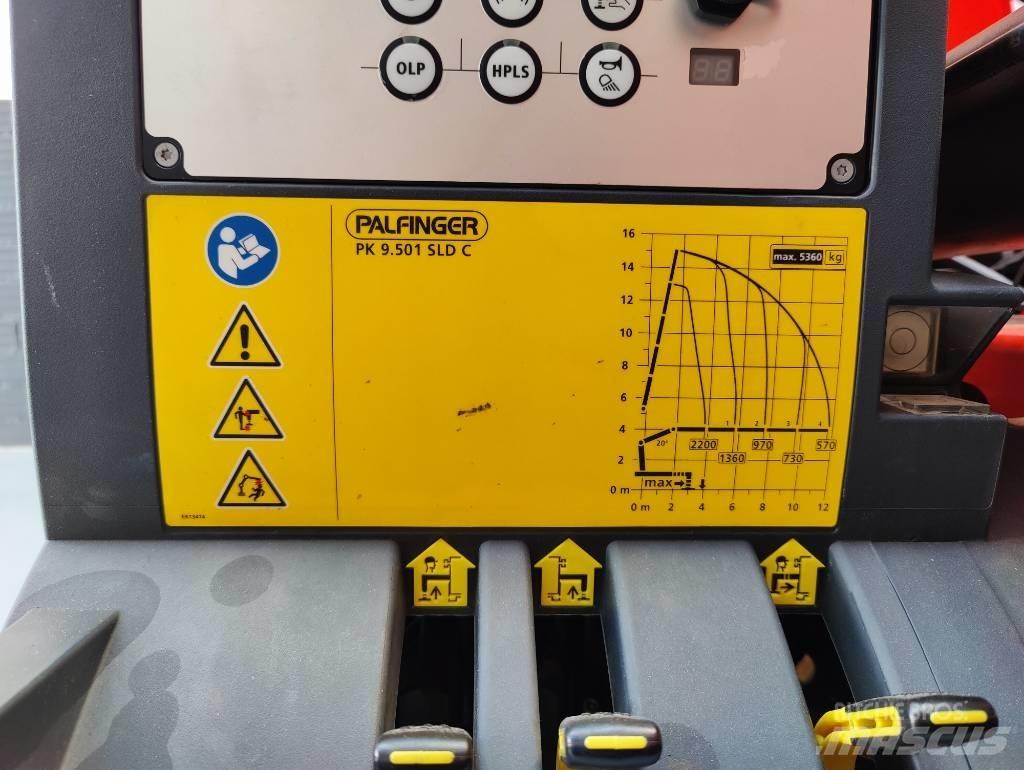 Palfinger PK 9501 Knuckleboom cranes