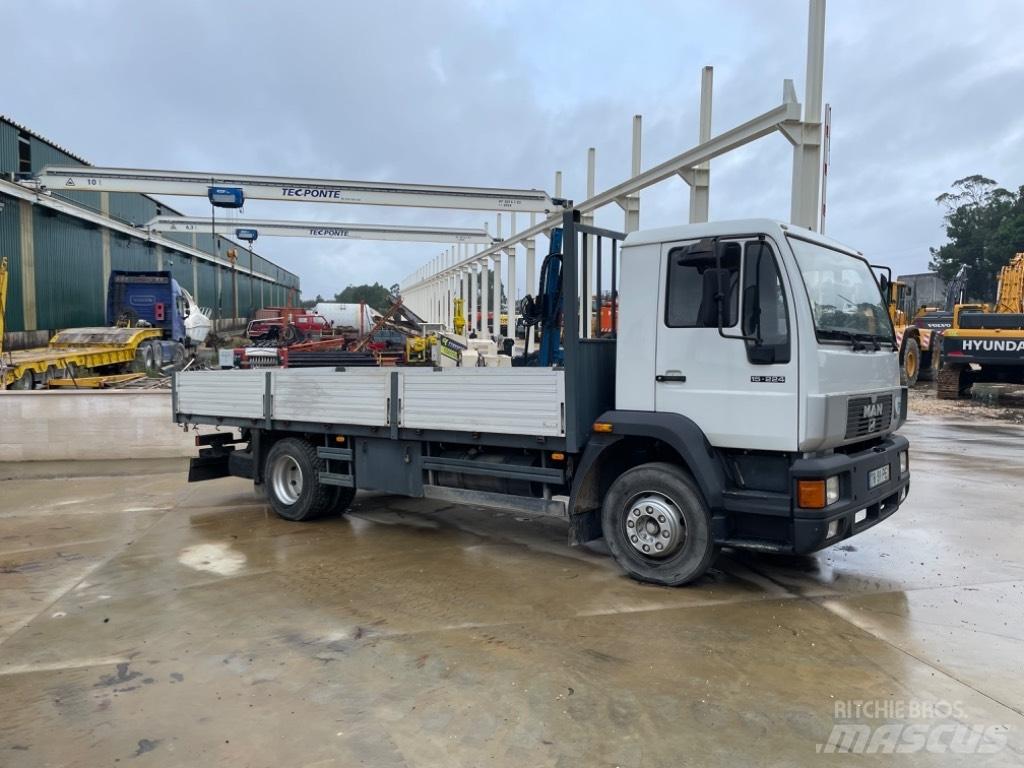 MAN 15.224 Flatbed Trucks