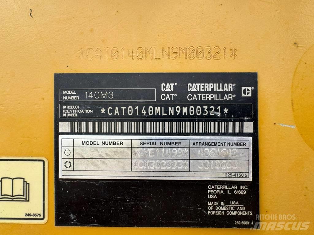 CAT 140M3 Motor Graders