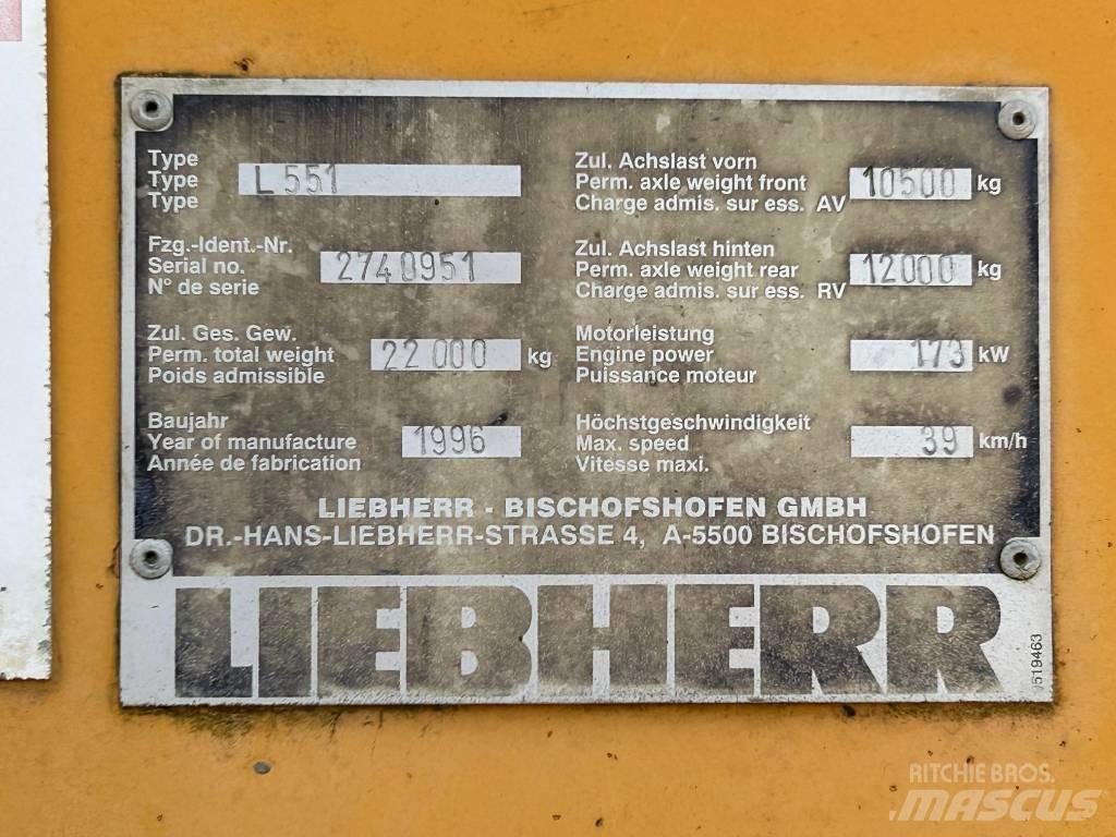 Liebherr L 551 Wheel Loaders