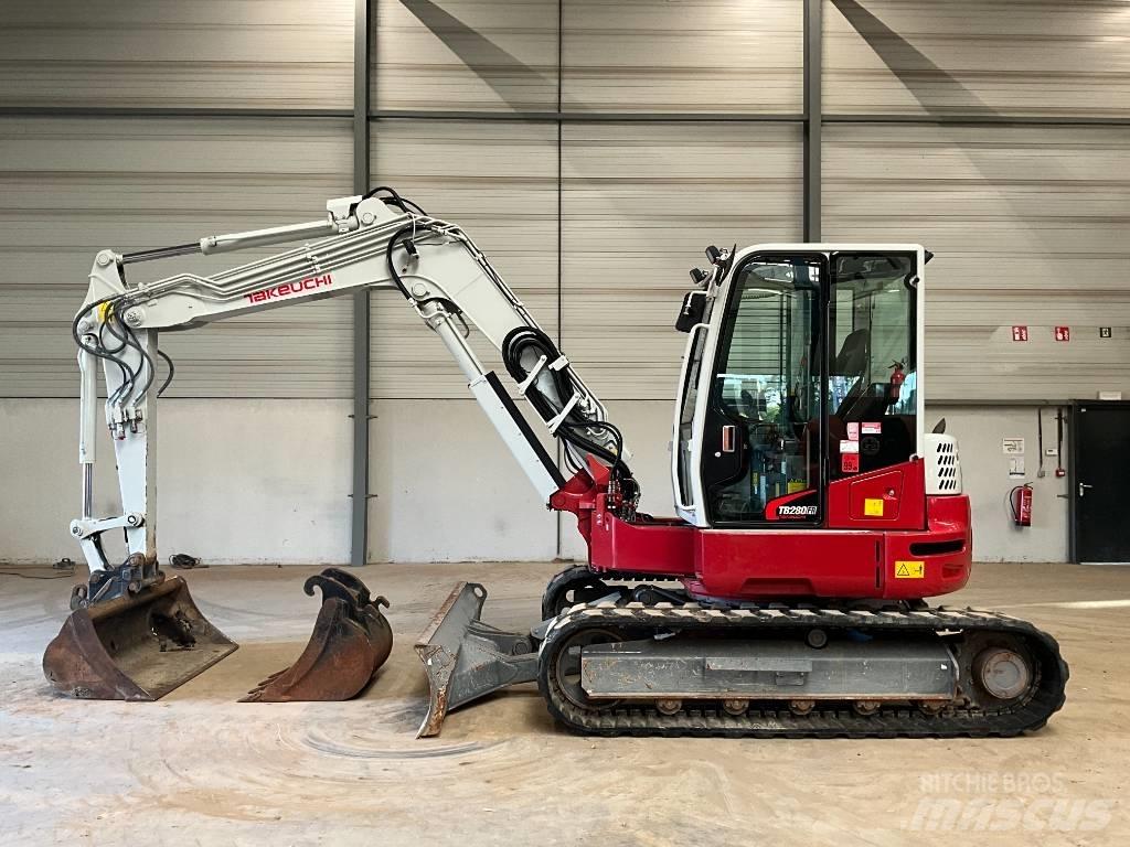 Takeuchi TB 280 FR Mini excavators  7t - 12t