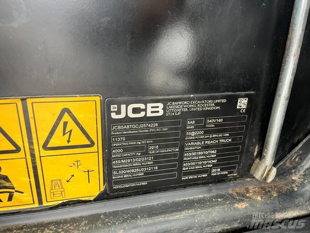 JCB 540-140 Telescopic Handlers