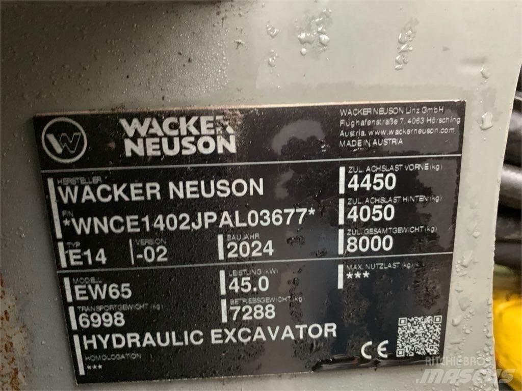 Wacker Neuson EW65 Wheeled Excavators
