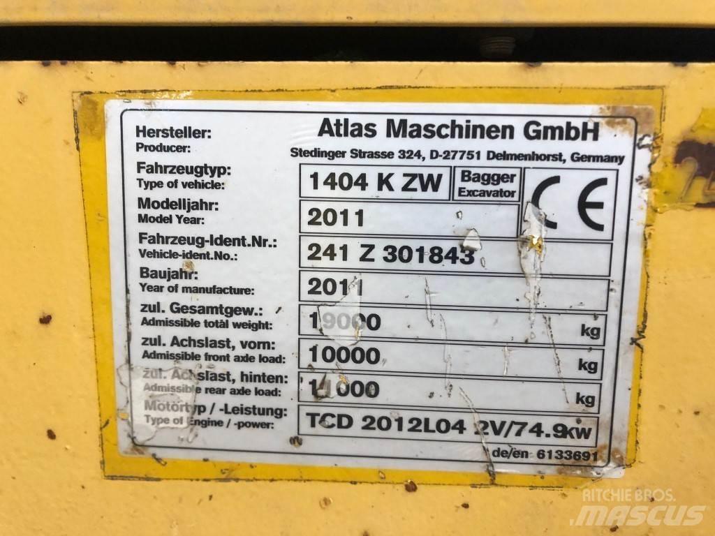 Atlas AB1404K Wheeled Excavators