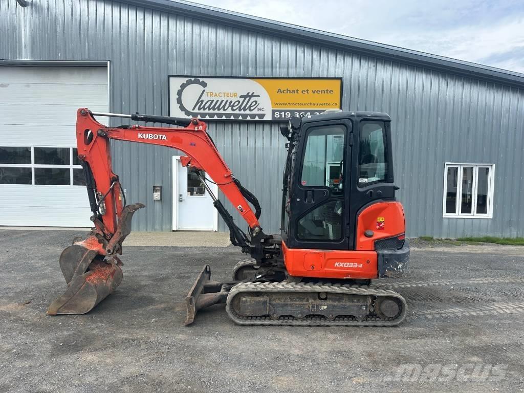 Kubota KX 033-4 Mini Excavators <7t (Mini Diggers)