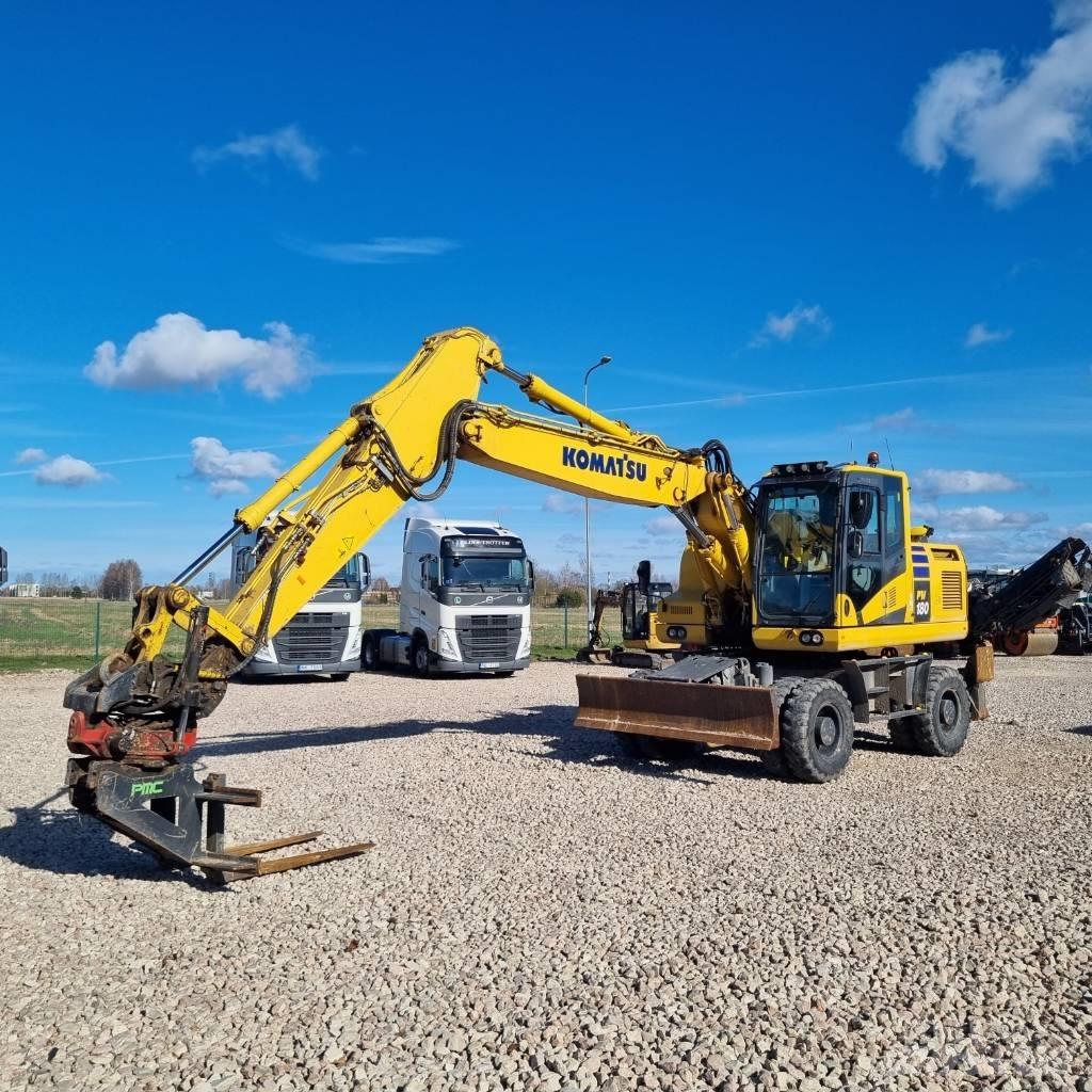 Komatsu PW180 - 11E0 Wheeled Excavators