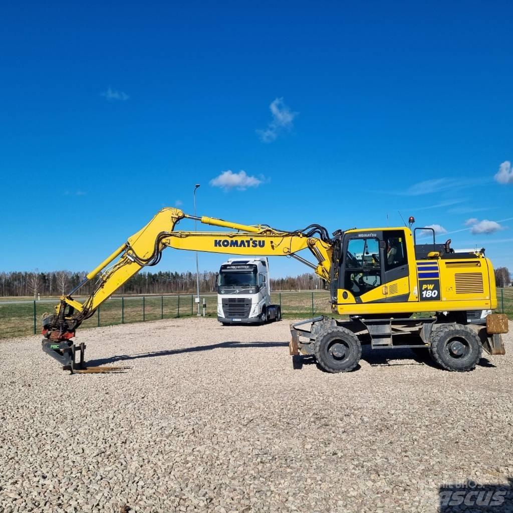 Komatsu PW180 - 11E0 Wheeled Excavators