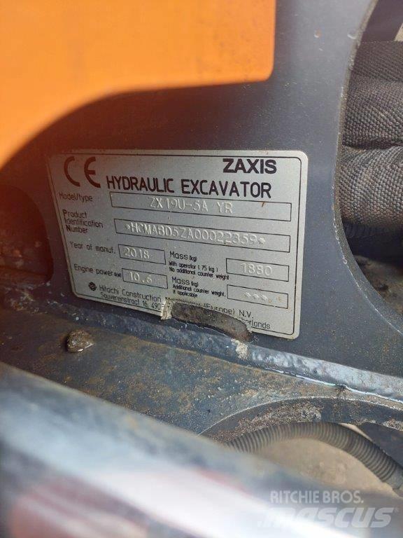 Hitachi ZX 19 U-5 Mini Excavators <7t (Mini Diggers)