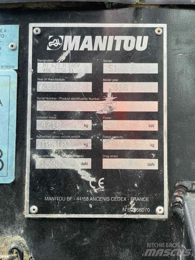 Manitou MT 625 H Telescopic Handlers