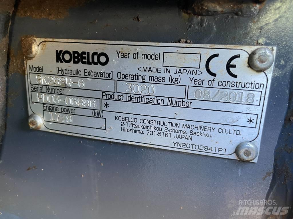 Kobelco SK 28 SR Mini Excavators <7t (Mini Diggers)