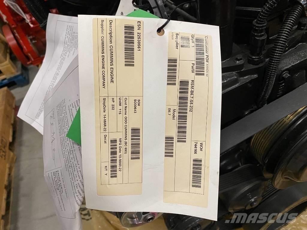 Cummins QSB6.7 Farm Equipment - Others