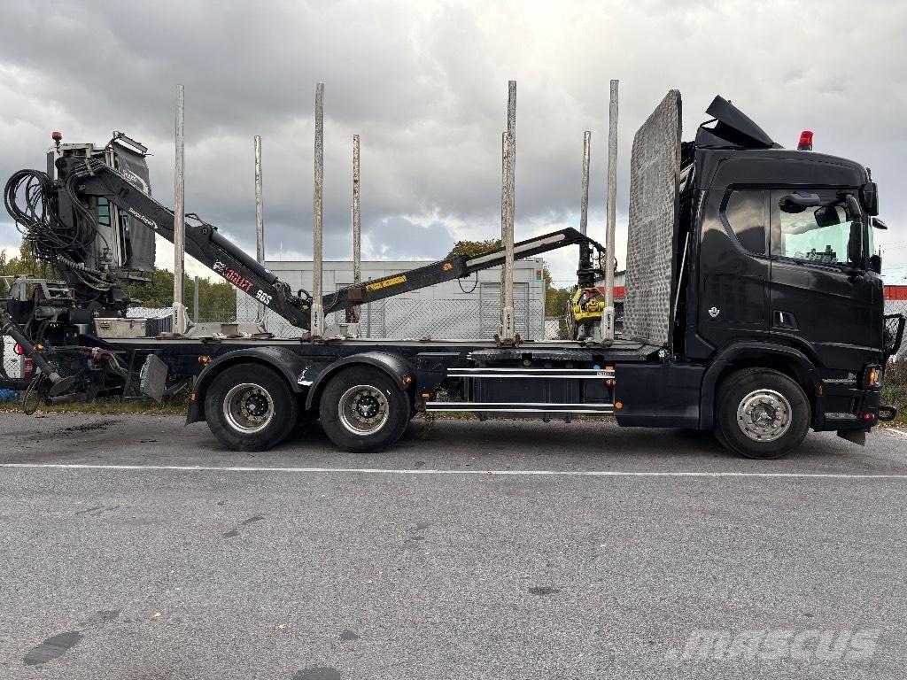 Scania R580B6X4HB Log trucks