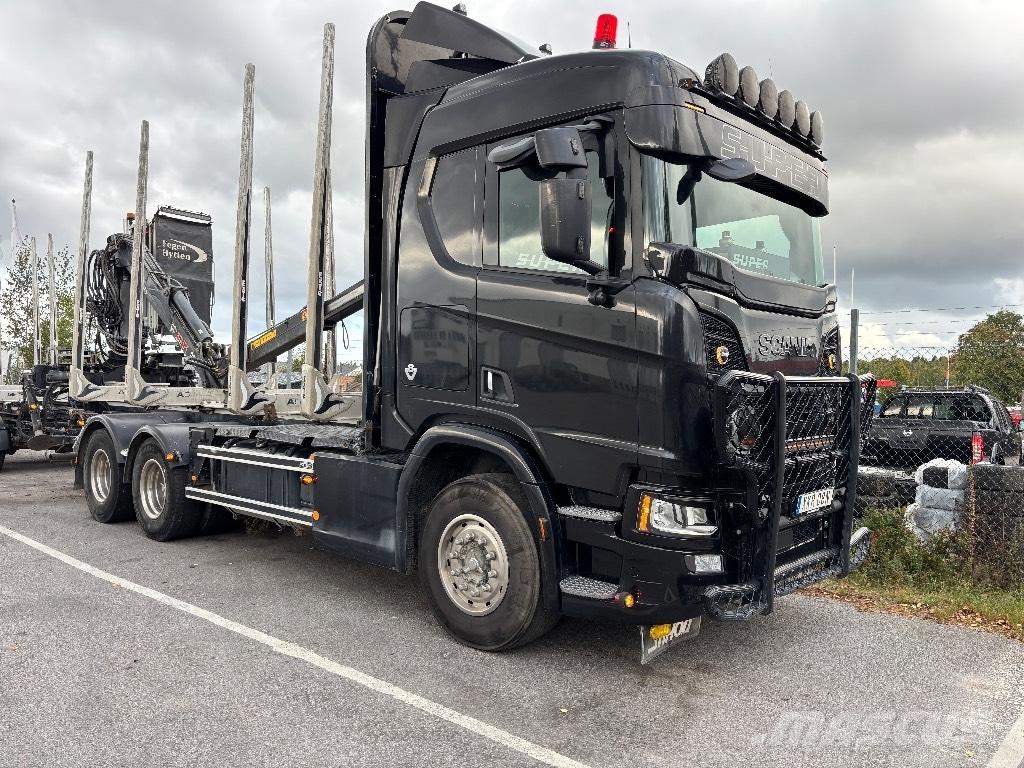 Scania R580B6X4HB Log trucks