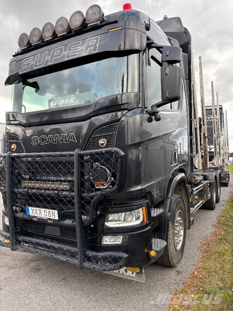Scania R580B6X4HB Log trucks