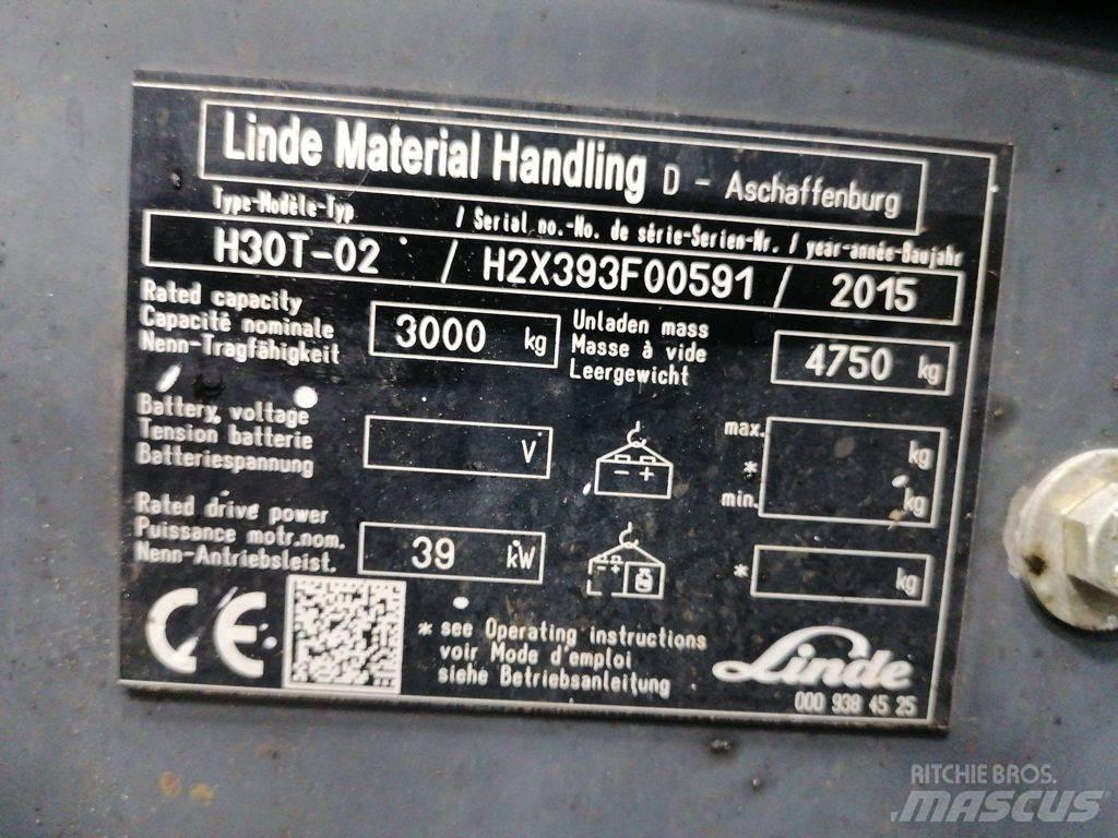 Linde H30T-02 LPG trucks