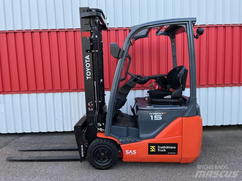 Toyota 8 FB E 15 Electric Forklifts
