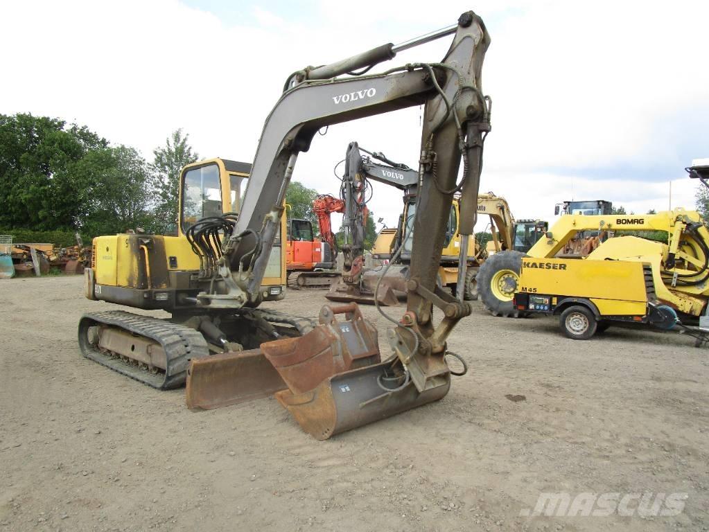 Volvo EC 70  ECR 88 Mini excavators  7t - 12t