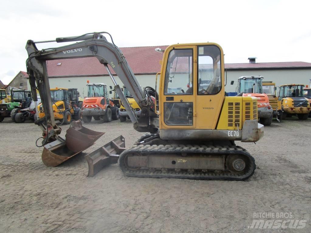 Volvo EC 70  ECR 88 Mini excavators  7t - 12t