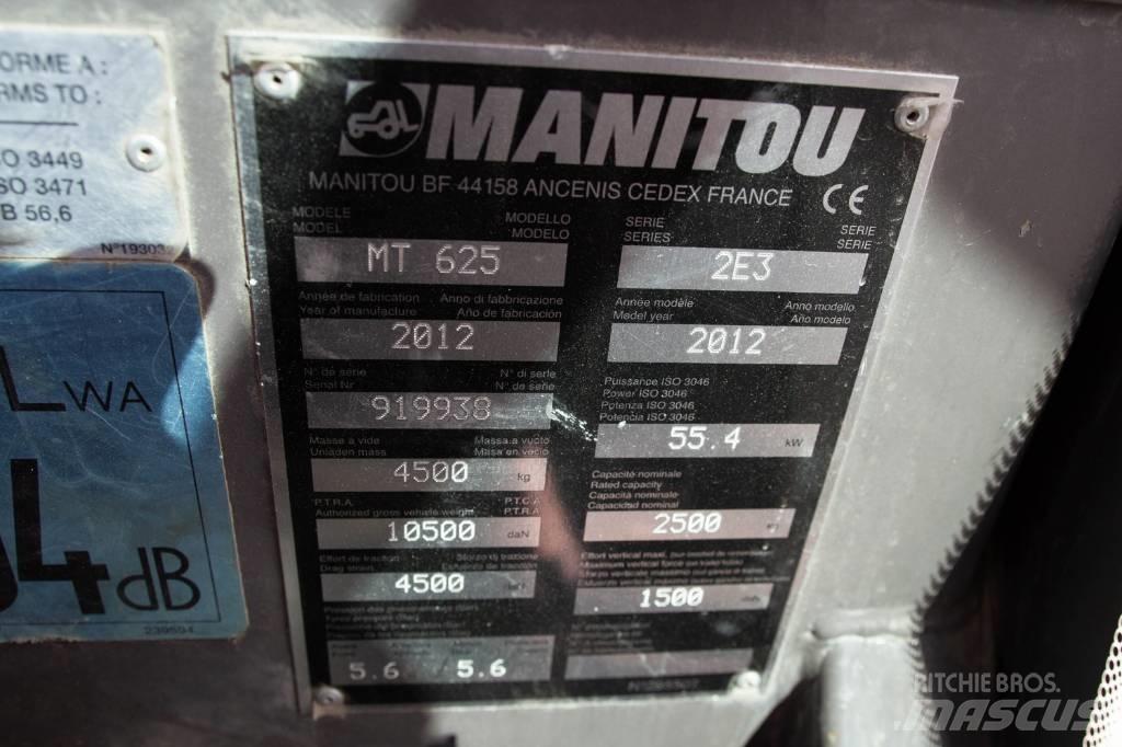 Manitou MT625 Telescopic Handlers