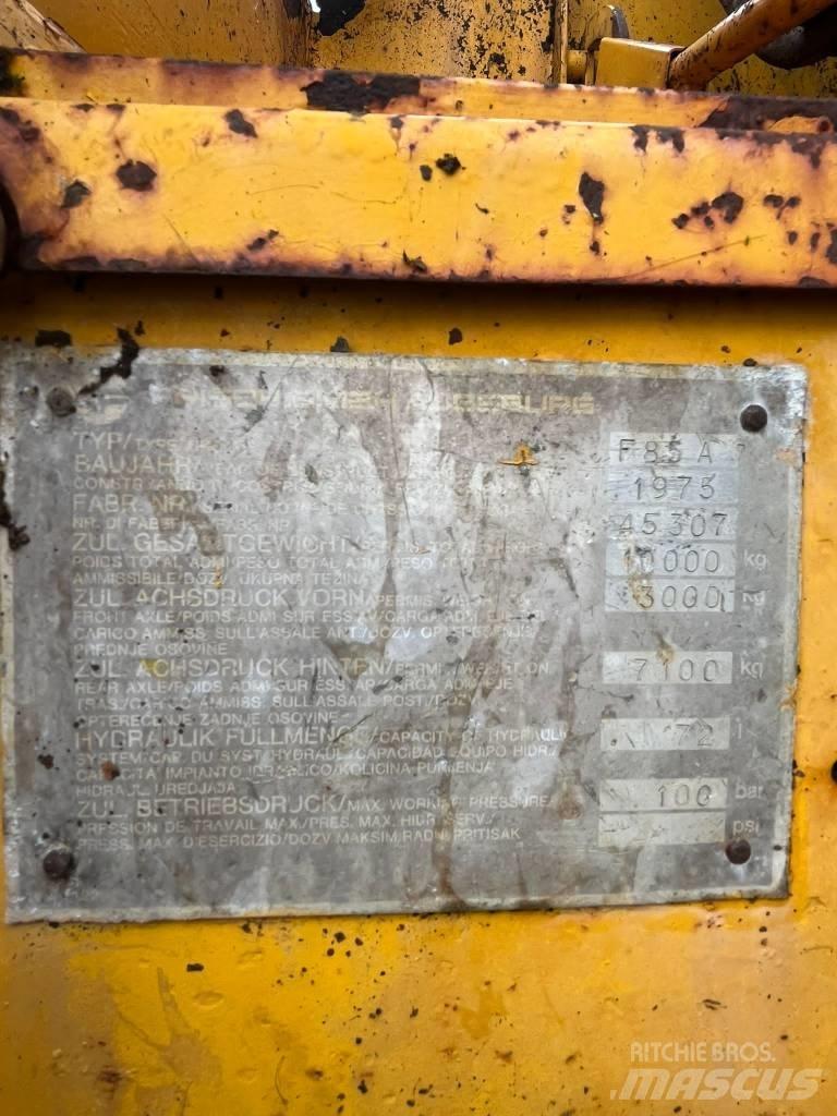 Faun-Frisch F85A Motor Graders