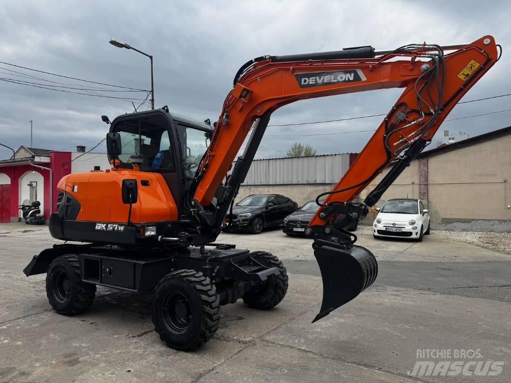 Develon DX 57 W-7 Wheeled Excavators
