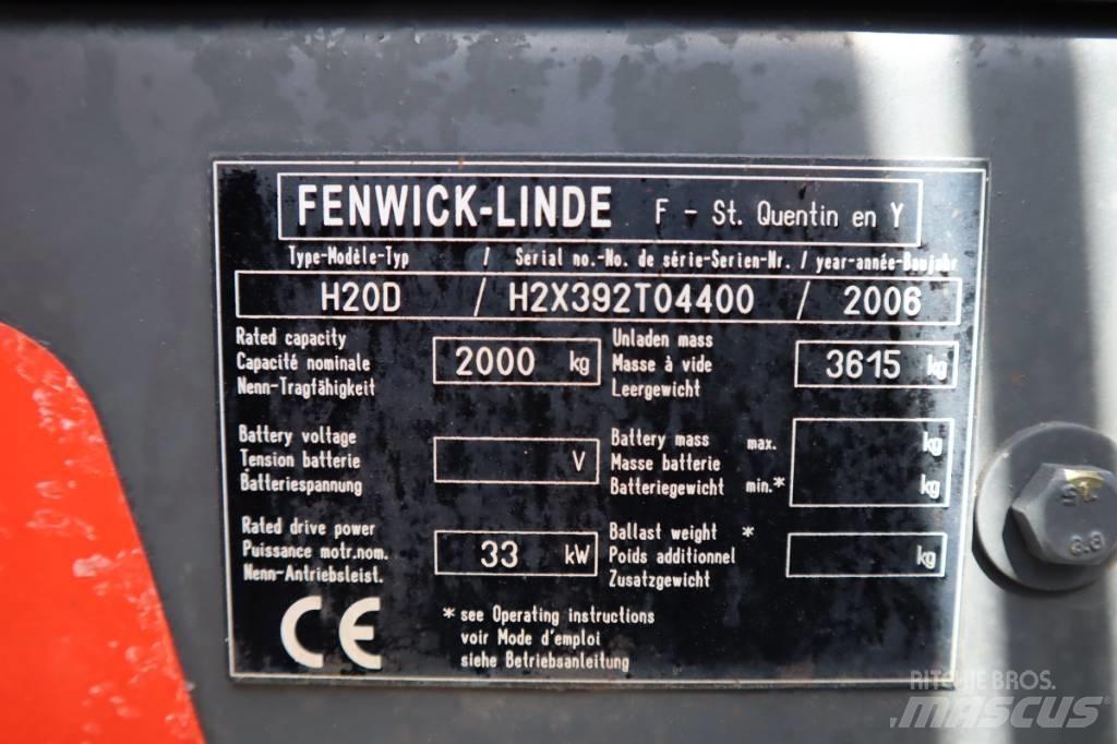 Linde H20D 2000 Kg Diesel Forklifts