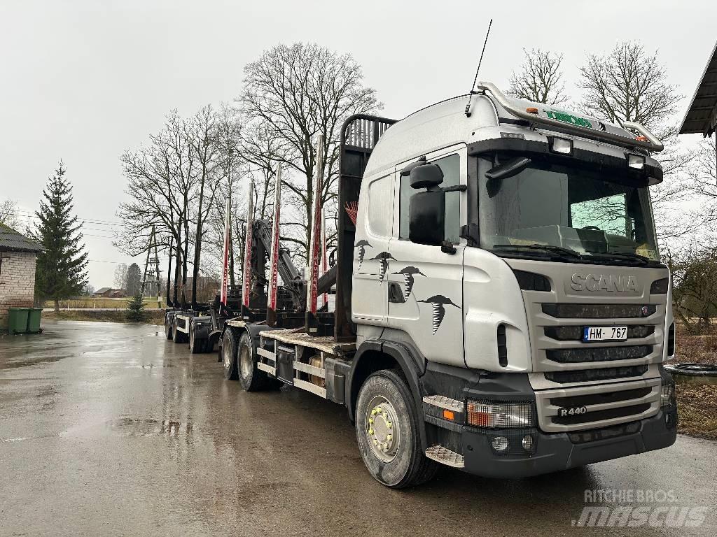 Scania R440 Log trucks