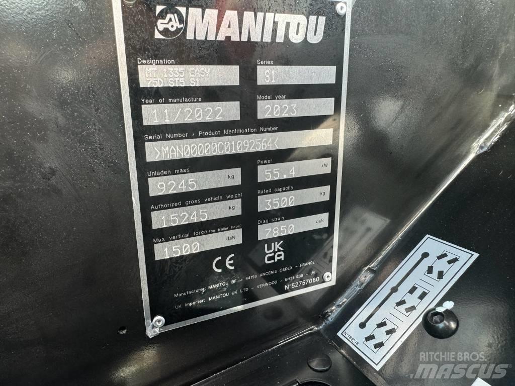 Manitou MT 1335 Telescopic Handlers